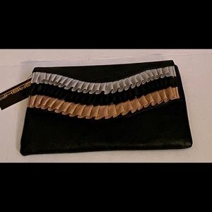 NWT SASHA BLACK CLUTCH